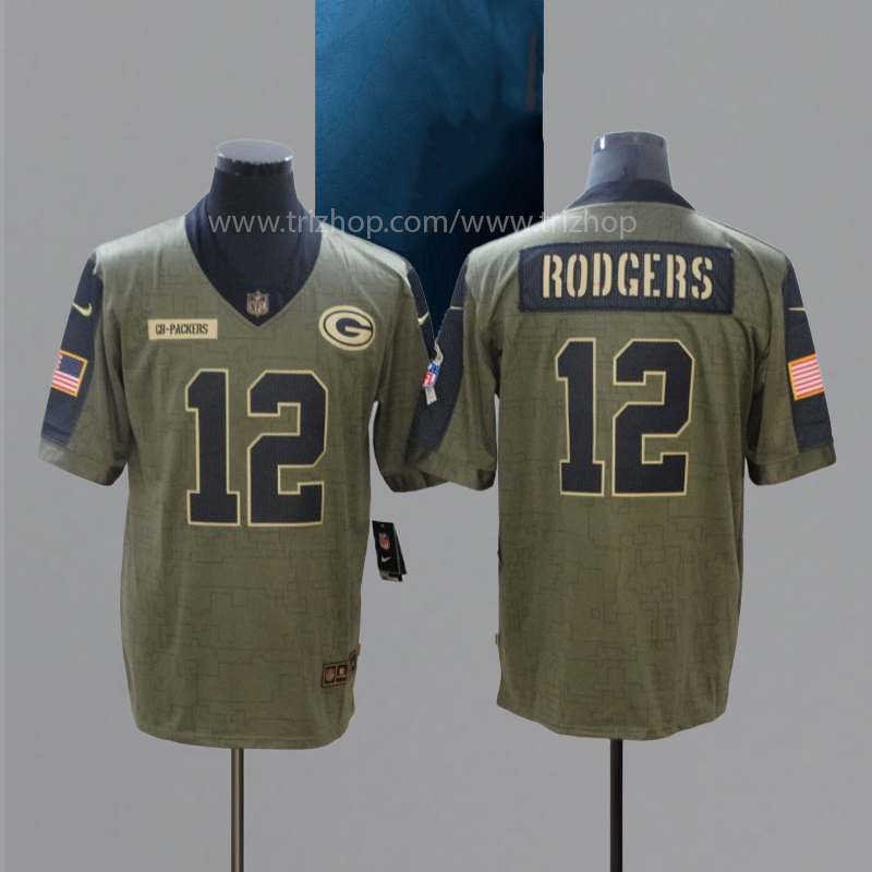 Arábica pierna Meyella Camiseta Aaron Rodgers Packers Limited – Trizhop